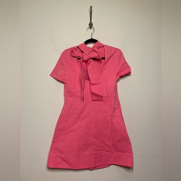 STAUD Mini llana Dress in Lollipop - Picture 7 of 8